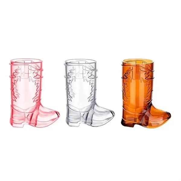 Mini Novelty Cowboy Boot Shaped Plastic Shot Glass - Mini Novelty Cowboy Boot Shaped Plastic Shot Glass - Image 2 of 7