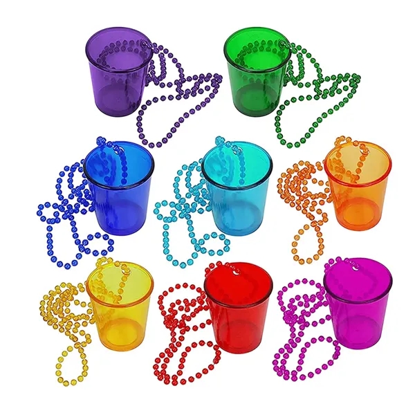Colorful Beaded Necklace Mini Cups - Colorful Beaded Necklace Mini Cups - Image 2 of 6