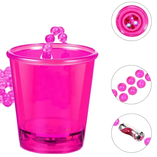 Colorful Beaded Necklace Mini Cups - Colorful Beaded Necklace Mini Cups - Image 3 of 6