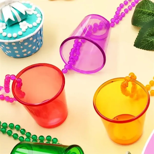 Colorful Beaded Necklace Mini Cups - Colorful Beaded Necklace Mini Cups - Image 4 of 6