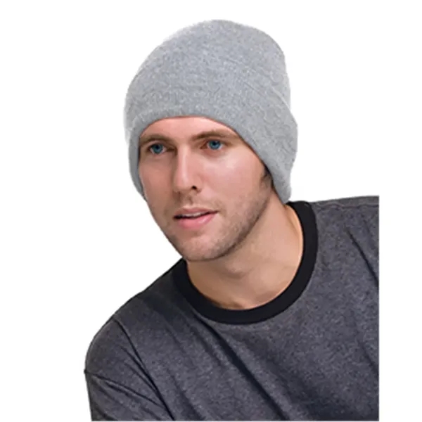 Bayside USA-Made 12'' Knit Cuffed Beanie - Bayside USA-Made 12'' Knit Cuffed Beanie - Image 0 of 0
