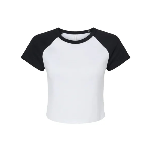 BELLA + CANVAS Women's Micro Rib Raglan Baby Tee - BELLA + CANVAS Women's Micro Rib Raglan Baby Tee - Image 5 of 16