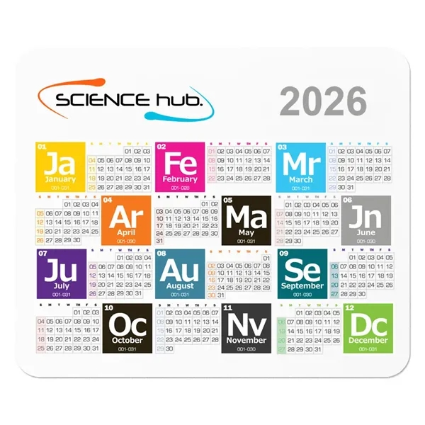Periodic Table Calendar Mouse Pads - Periodic Table Calendar Mouse Pads - Image 0 of 1