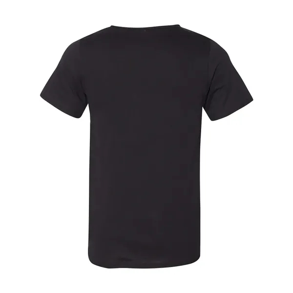 BELLA + CANVAS Unisex Raw Neck Tee - BELLA + CANVAS Unisex Raw Neck Tee - Image 2 of 6