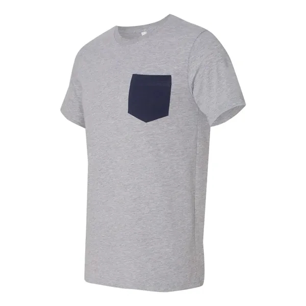 BELLA + CANVAS Men's Jersey Pocket Tee - BELLA + CANVAS Men's Jersey Pocket Tee - Image 5 of 42