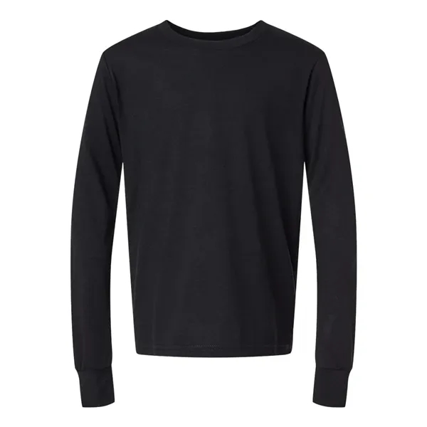 BELLA + CANVAS Youth Triblend Long Sleeve Tee - BELLA + CANVAS Youth Triblend Long Sleeve Tee - Image 9 of 14