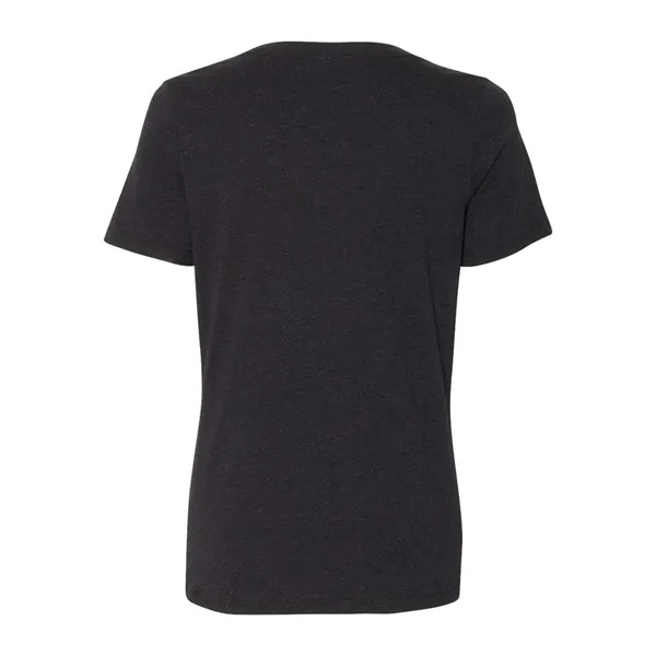 BELLA + CANVAS Women's Relaxed Heather CVC V-Neck Tee - BELLA + CANVAS Women's Relaxed Heather CVC V-Neck Tee - Image 4 of 26