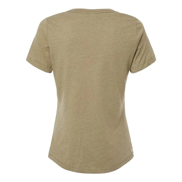 BELLA + CANVAS Women's Relaxed Heather CVC V-Neck Tee - BELLA + CANVAS Women's Relaxed Heather CVC V-Neck Tee - Image 14 of 26