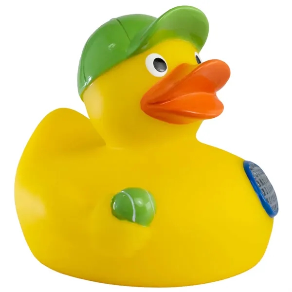 Custom Tennis Rubber Duck