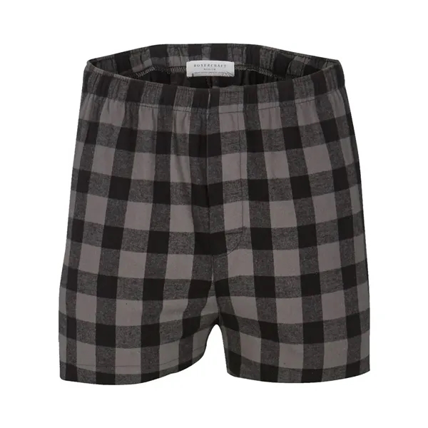 Custom Boxercraft Men's Double Brushed Flannel Boxers