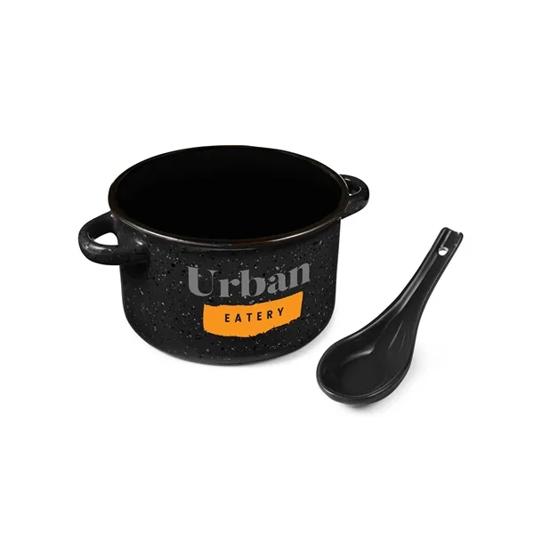 Campfire 20 oz Ceramic Soup Bowl With Spoon - Campfire 20 oz Ceramic Soup Bowl With Spoon - Image 1 of 15