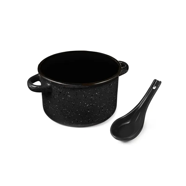 Campfire 20 oz Ceramic Soup Bowl With Spoon - Campfire 20 oz Ceramic Soup Bowl With Spoon - Image 3 of 15