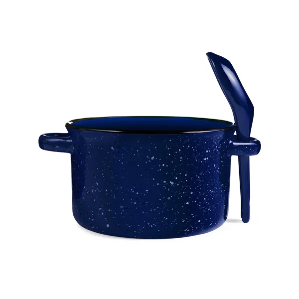 Campfire 20 oz Ceramic Soup Bowl With Spoon - Campfire 20 oz Ceramic Soup Bowl With Spoon - Image 7 of 15