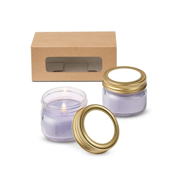 USA Made Glass Jar Candle Set - USA Made Glass Jar Candle Set - Image 2 of 7
