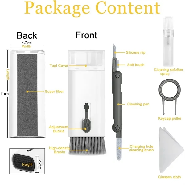Custom 7 In 1 Keyboard Cleaning Kit - Custom 7 In 1 Keyboard Cleaning Kit - Image 2 of 2