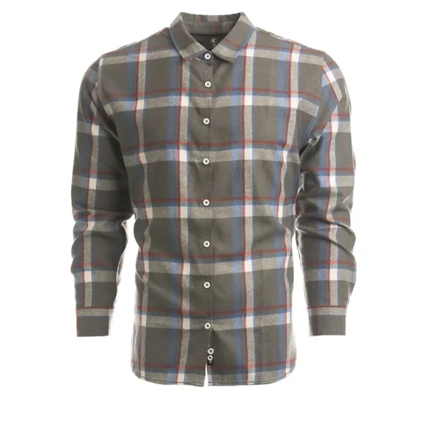 Burnside Women's No Pocket Yarn-Dyed Flannel Shirt - Burnside Women's No Pocket Yarn-Dyed Flannel Shirt - Image 7 of 7