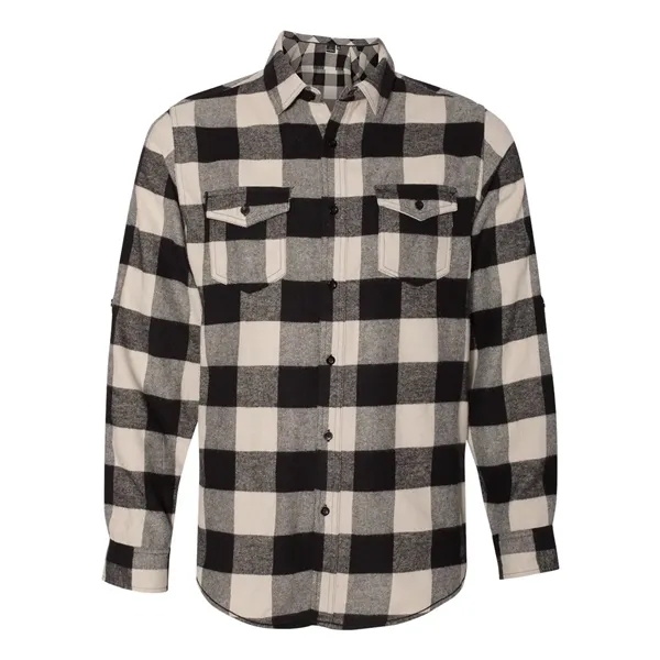 Burnside Men's Yarn-Dyed Flannel Shirt - Burnside Men's Yarn-Dyed Flannel Shirt - Image 24 of 58