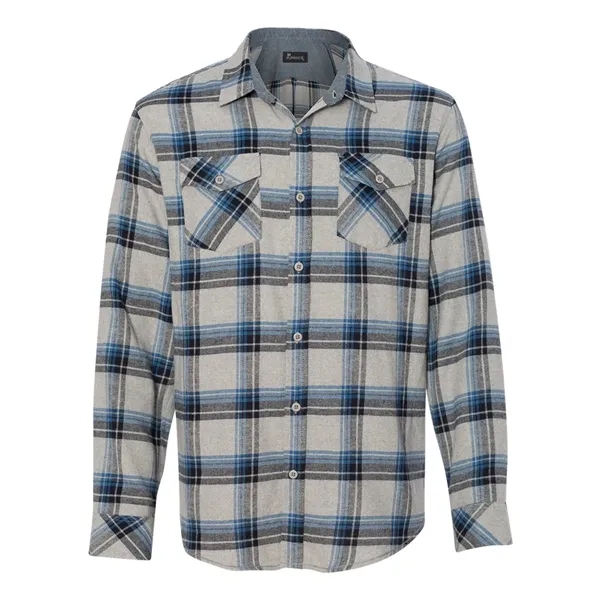 Burnside Men's Yarn-Dyed Flannel Shirt - Burnside Men's Yarn-Dyed Flannel Shirt - Image 32 of 58