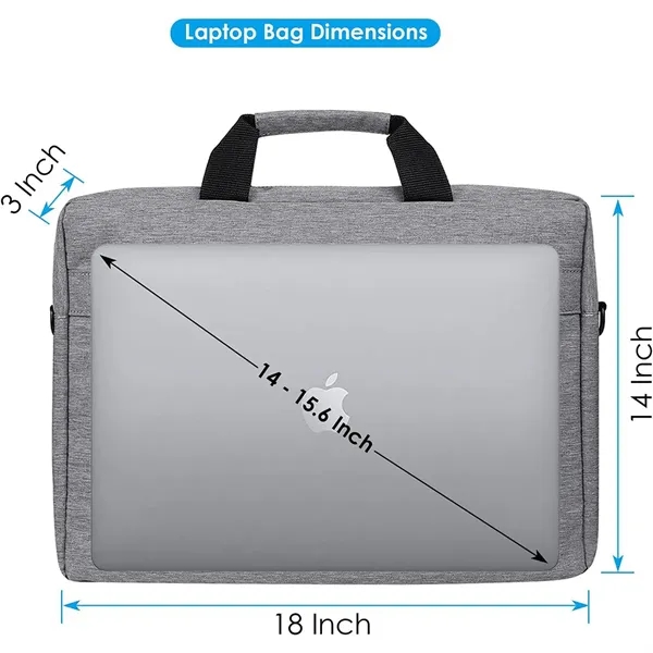 Custom Laptop Shoulder Bag Briefcase Case - Custom Laptop Shoulder Bag Briefcase Case - Image 1 of 4