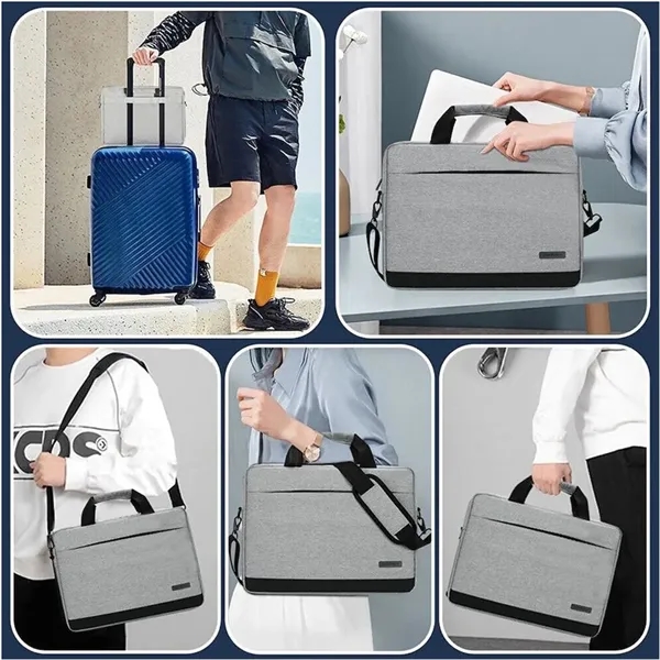 Custom Laptop Shoulder Bag Briefcase Case - Custom Laptop Shoulder Bag Briefcase Case - Image 4 of 4
