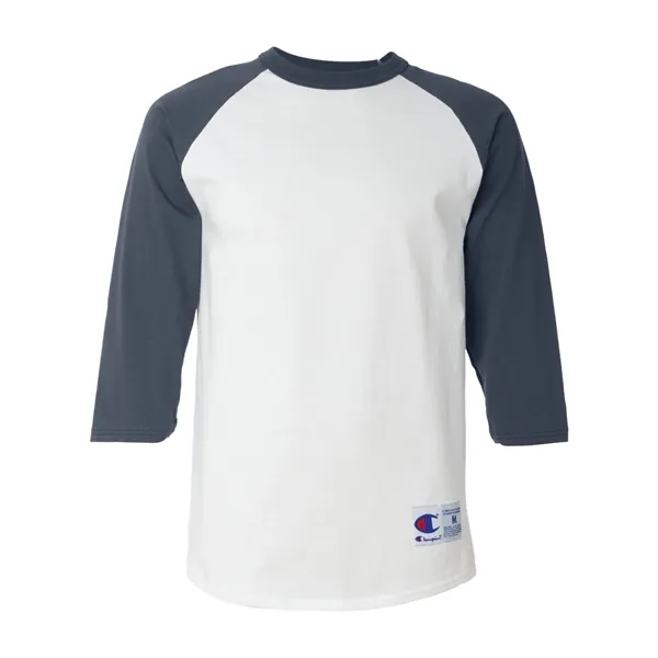 Champion Unisex Raglan Sleeve Baseball T-Shirt - Champion Unisex Raglan Sleeve Baseball T-Shirt - Image 12 of 18