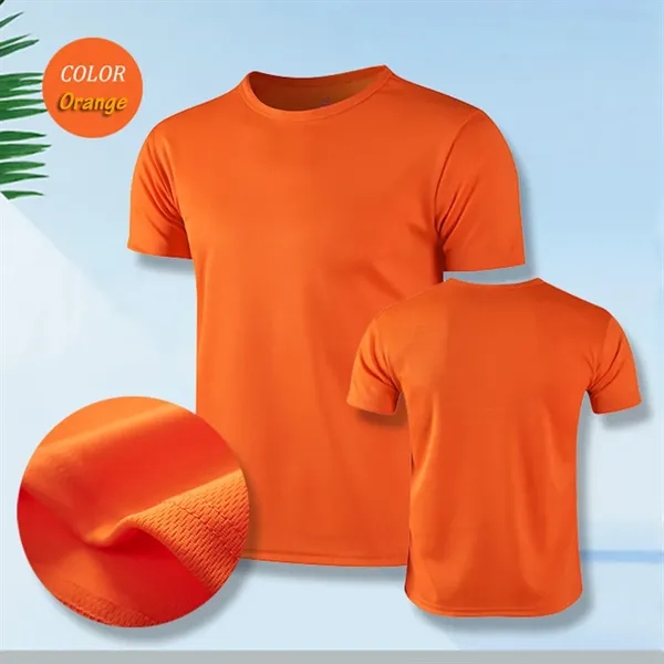 Casual Sports Quick Drying Promotional T Shirt Custom Logo - Casual Sports Quick Drying Promotional T Shirt Custom Logo - Image 6 of 7