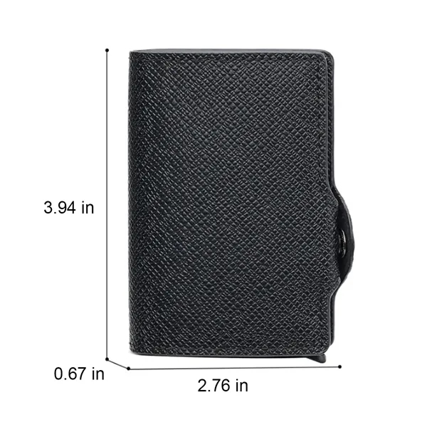 One-Click Pop-Up Slim Anti-Theft RFID-Blocking PU Cardholder - One-Click Pop-Up Slim Anti-Theft RFID-Blocking PU Cardholder - Image 7 of 14