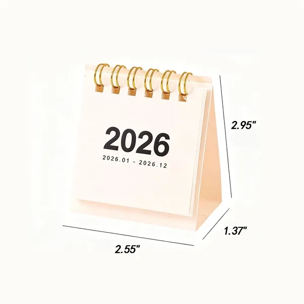 Customized mini desk calendar - Customized mini desk calendar - Image 2 of 3