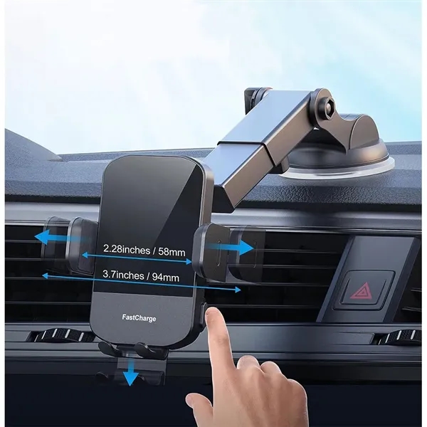 15W Wireless Car Charger - 15W Wireless Car Charger - Image 2 of 4