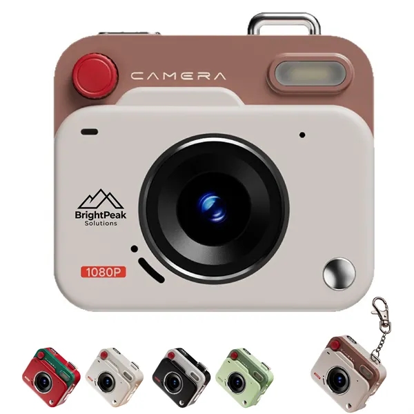 Portable Retro Mini Camera with 1080P HD Recording Gift - Portable Retro Mini Camera with 1080P HD Recording Gift - Image 0 of 6