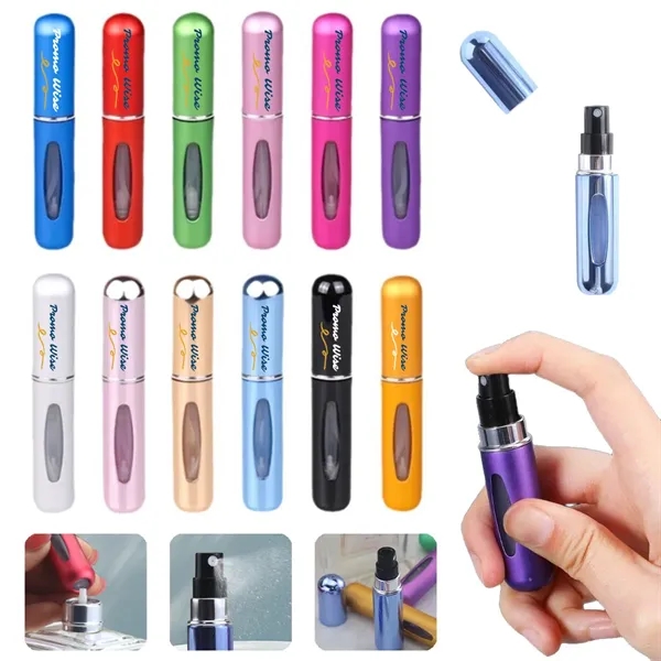 0.17oz Self-Filling Leakproof Portable Metal Perfume Bottle - 0.17oz Self-Filling Leakproof Portable Metal Perfume Bottle - Image 0 of 8