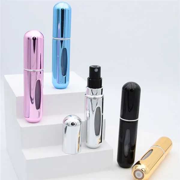 0.17oz Self-Filling Leakproof Portable Metal Perfume Bottle - 0.17oz Self-Filling Leakproof Portable Metal Perfume Bottle - Image 1 of 8