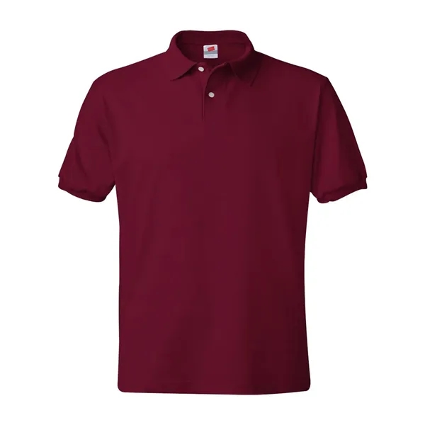 Hanes Men's EcoSmart® Jersey Polo - Hanes Men's EcoSmart® Jersey Polo - Image 7 of 51