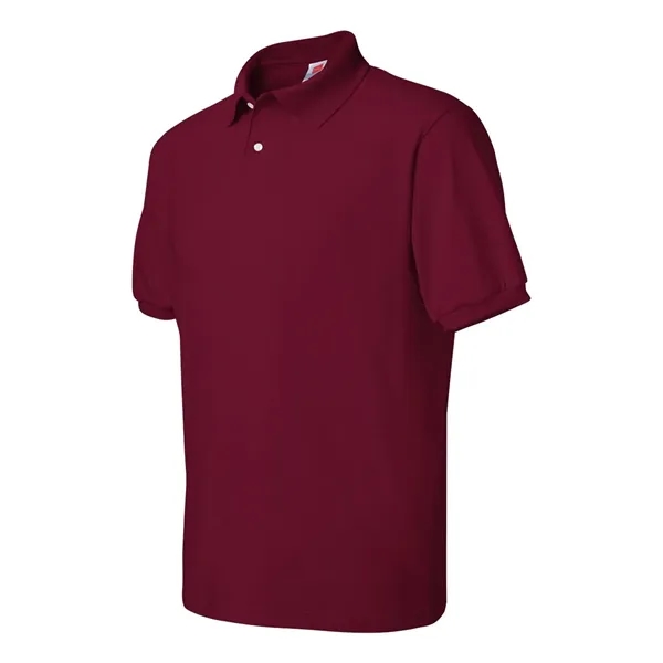 Hanes Men's EcoSmart® Jersey Polo - Hanes Men's EcoSmart® Jersey Polo - Image 8 of 51