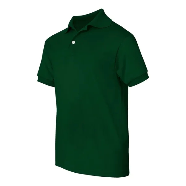 Hanes Youth EcoSmart® Jersey Polo - Hanes Youth EcoSmart® Jersey Polo - Image 8 of 33