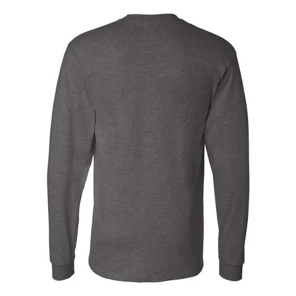 Hanes Unisex Beefy-T® Long Sleeve T-Shirt - Hanes Unisex Beefy-T® Long Sleeve T-Shirt - Image 9 of 45