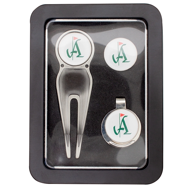 Golf Gift Set with Belt Clip Divot Tool - Golf Gift Set with Belt Clip Divot Tool - Image 1 of 4