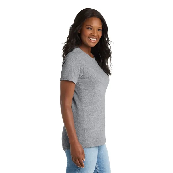 Port & Co Women's Core Blend Tee. - Port & Co Women's Core Blend Tee. - Image 2 of 34