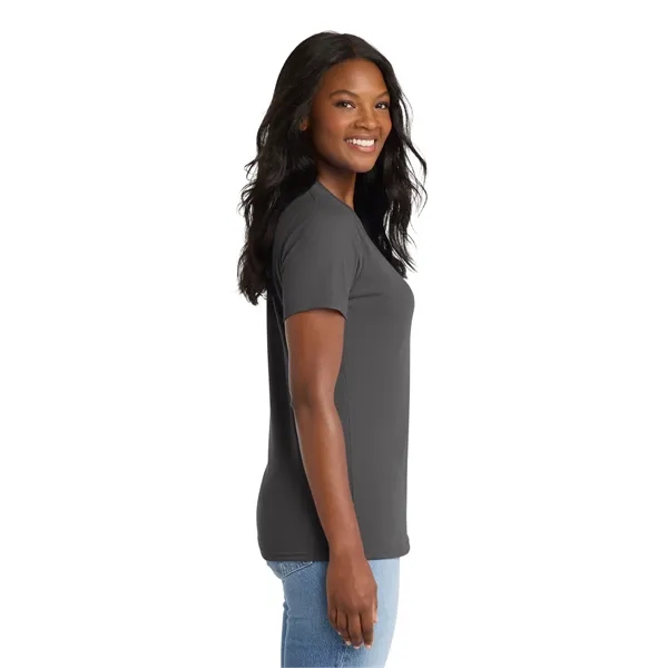 Port & Co Women's Core Blend Tee. - Port & Co Women's Core Blend Tee. - Image 7 of 34