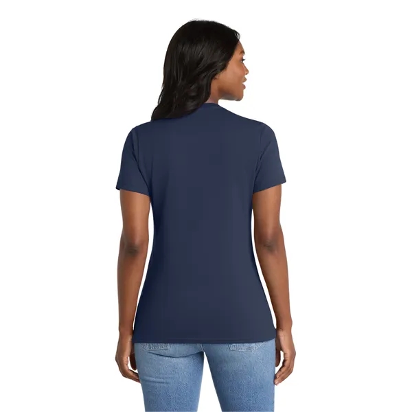 Port & Co Women's Core Blend Tee. - Port & Co Women's Core Blend Tee. - Image 16 of 34