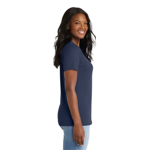 Port & Co Women's Core Blend Tee. - Port & Co Women's Core Blend Tee. - Image 17 of 34