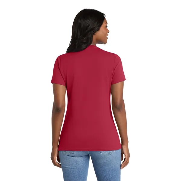 Port & Co Women's Core Blend Tee. - Port & Co Women's Core Blend Tee. - Image 21 of 34