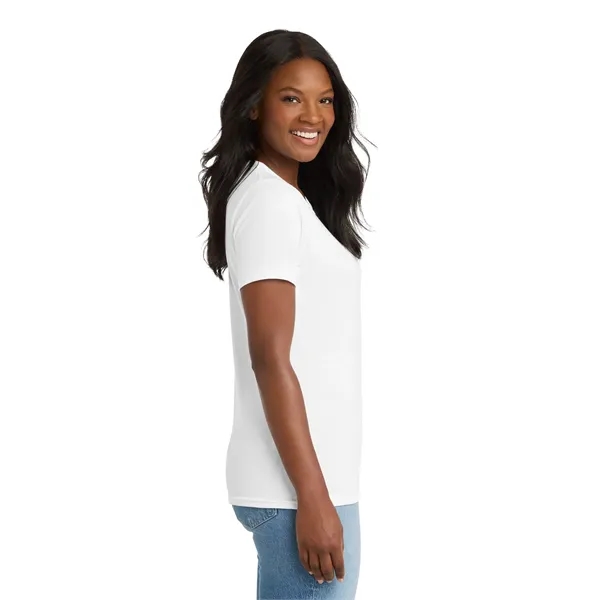Port & Co Women's Core Blend Tee. - Port & Co Women's Core Blend Tee. - Image 32 of 34