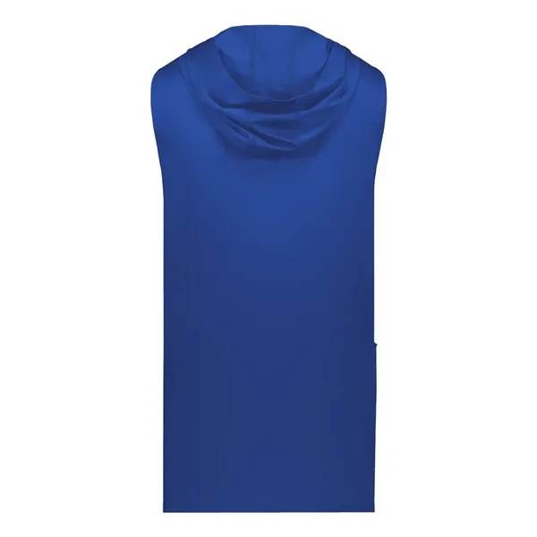 Holloway Unisex CoolCore® Sleeveless Hooded T-Shirt - Holloway Unisex CoolCore® Sleeveless Hooded T-Shirt - Image 10 of 14