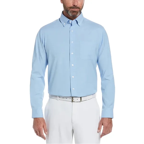 Perry Ellis Heathered Woven Shirt - Perry Ellis Heathered Woven Shirt - Image 8 of 12