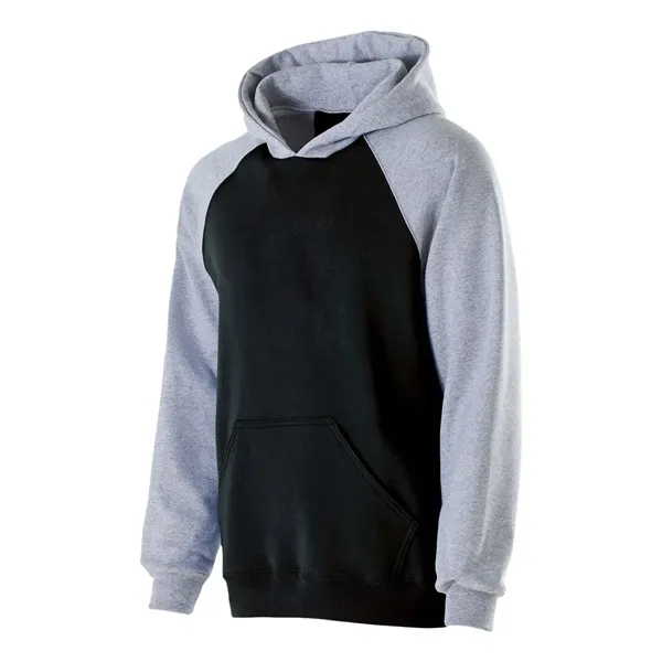 Holloway Youth Cotton/Poly Fleece Banner Hooded Sweatshirt