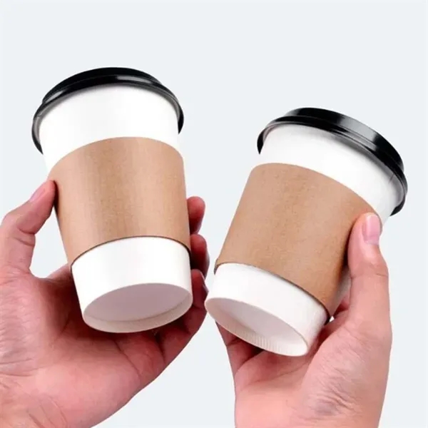 12Oz. Insulated Coffee Cup with Sleeve and Lid - 12Oz. Insulated Coffee Cup with Sleeve and Lid - Image 3 of 5