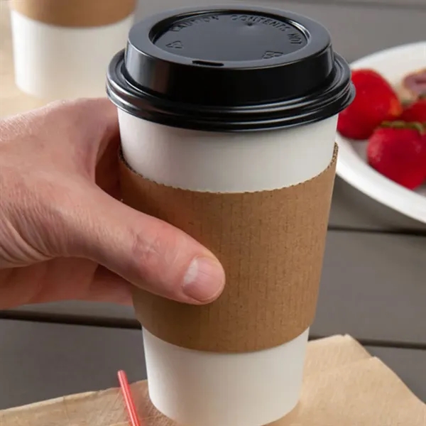 12Oz. Insulated Coffee Cup with Sleeve and Lid - 12Oz. Insulated Coffee Cup with Sleeve and Lid - Image 4 of 5