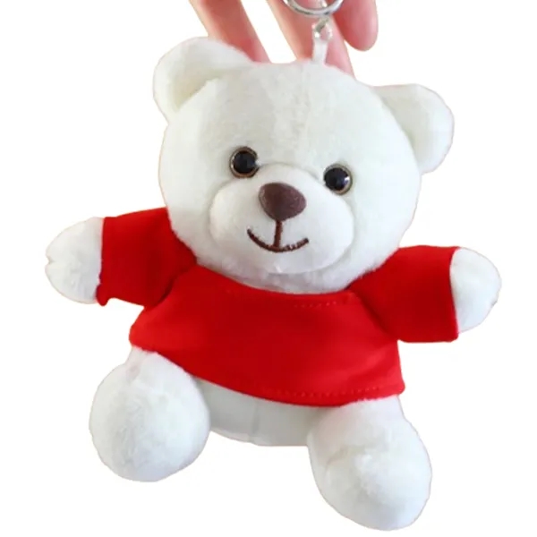Cute Plush Teddy Bear Keychain With Custom Logo - Cute Plush Teddy Bear Keychain With Custom Logo - Image 6 of 10