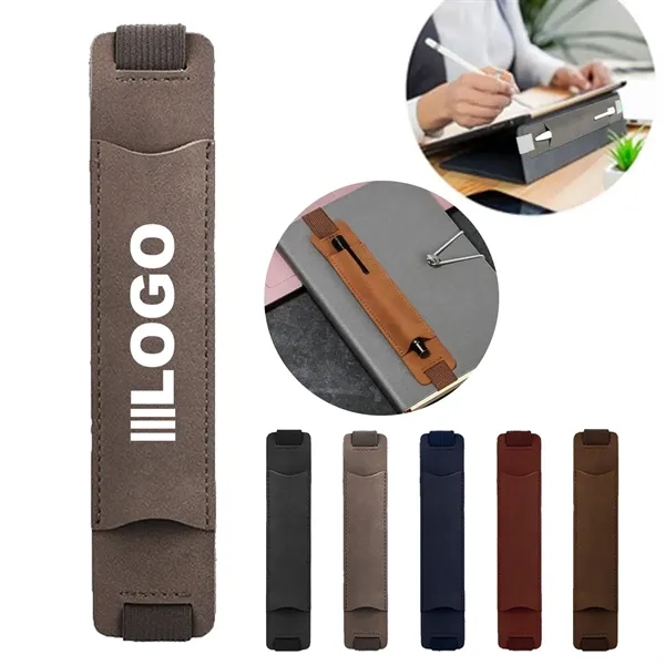 Elastic Pu Leather Pen Holder - Elastic Pu Leather Pen Holder - Image 0 of 7